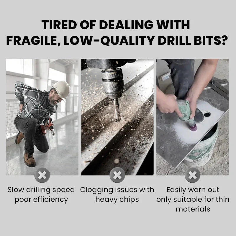 Ultra-Hard Alloy Drill Bit Kit - (Set of 13)