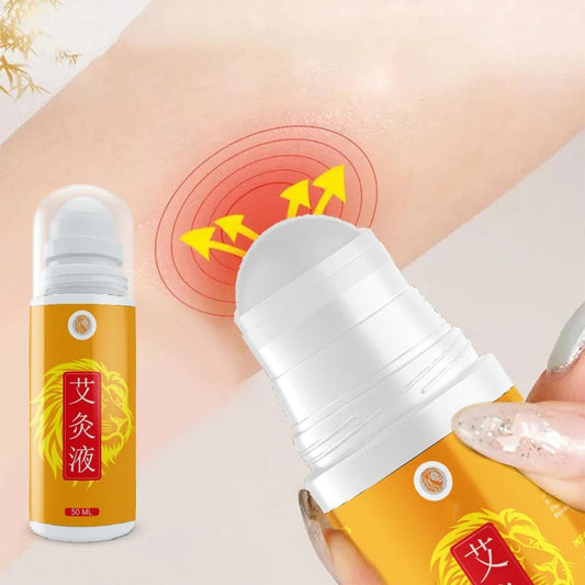 Wormwood Liquid Warm Body Joint Plaster Easily Absorbed Roll On 50 ML