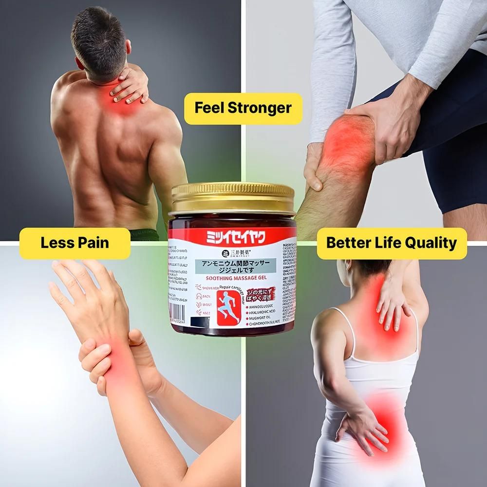 Japanese Herbal Pain Relief Massage Gel (Buy 1 Get 1 Free)
