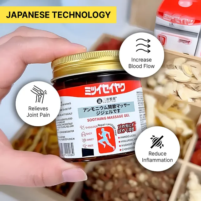 Japanese Herbal Pain Relief Massage Gel (Buy 1 Get 1 Free)