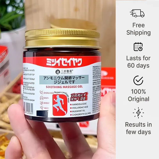 Japanese Herbal Pain Relief Massage Gel (Buy 1 Get 1 Free)
